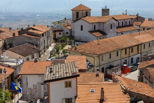 view of the village of Aielli in Abruzzo	
