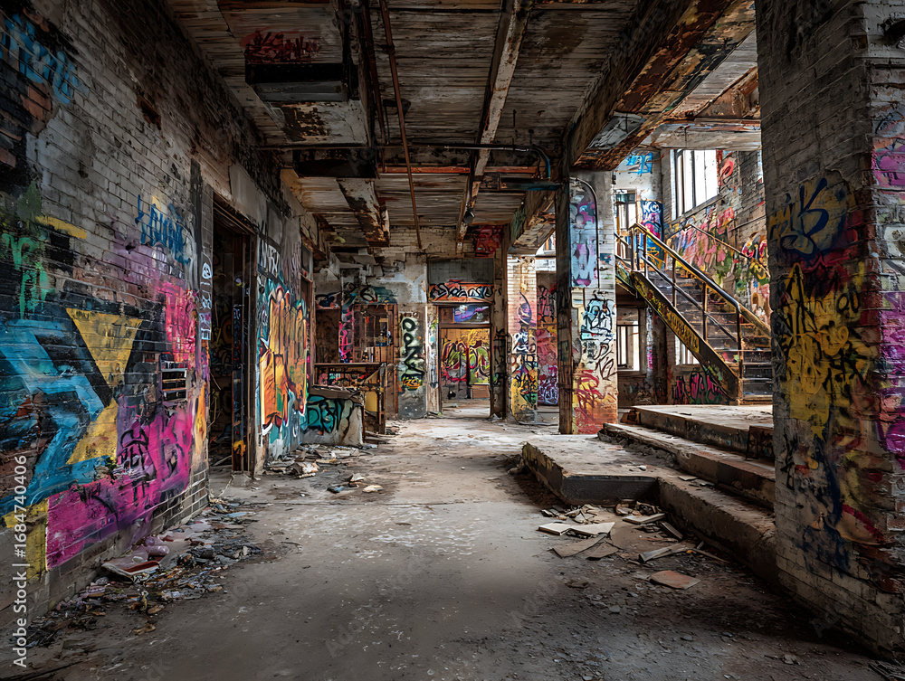 Fototapeta premium Derelict Building