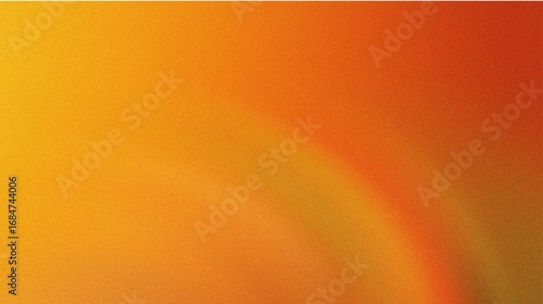 Subtle rainbow arc across a warm orange and yellow gradient background abstract