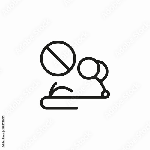 no animal testing icon sign vector