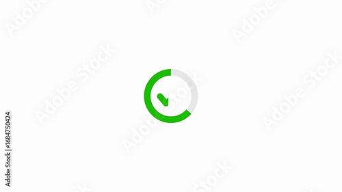KILOBYTE Animated Button Design, Button Converts into Loading Circle with Success Tick.