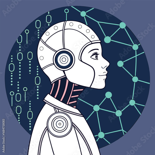 Artificial intelligence concept vector generated by ai
