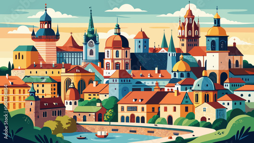 Kraków’s Historic Centre in Poland reveals Gothic churches, Renaissance courtyards, royal castles, and lively squares, representing centuries of European history, art, and scholarship.