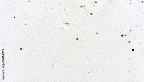 White Stucco Wall Texture With Micro Pits And Lime Freckles