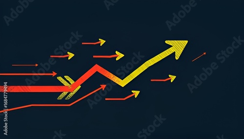 The Chasing Arrows Arrows representing wages chasing arrows repr