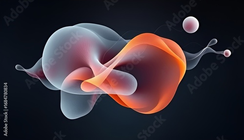 Abstract Shapes Transforming Abstract shapes morphing and changi