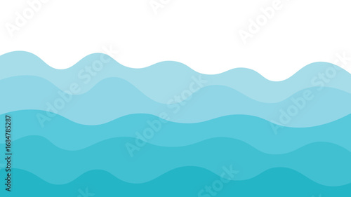 Abstract Teal Wave Pattern Background vector perfect for digital wallpapers, web design, posters, covers, and creative branding projects.
