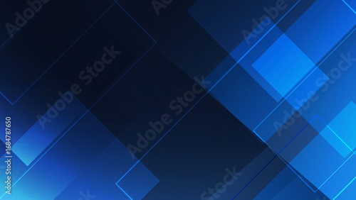 青系グラデーションのモダンビジネス背景デザイン

