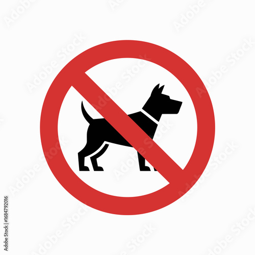 no dogs sign