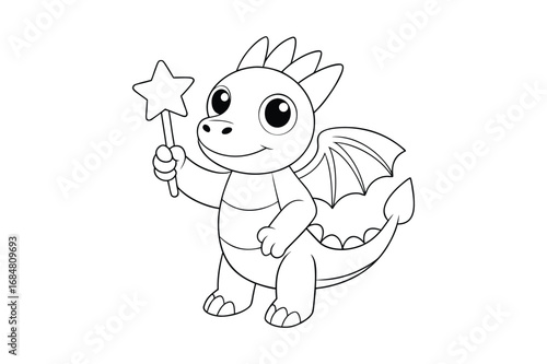 Baby dragon cooling book, Set of baby  dragon cooling page 