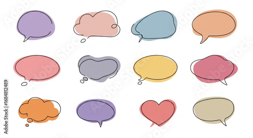 Vibrant hand-drawn doodles spark creativity and ideas, perfect for playful designs and engaging content.