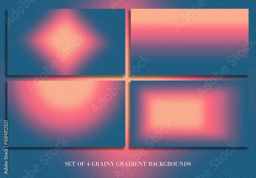 Pack of Grainy Gradient Backgrounds