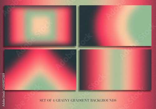 Pack of Grainy Gradient Backgrounds