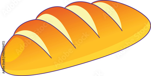 vector illustration of a bakery bread
