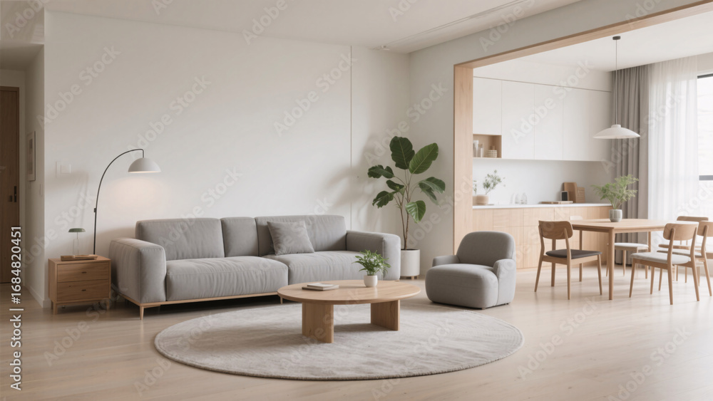 Fototapeta premium living room interior