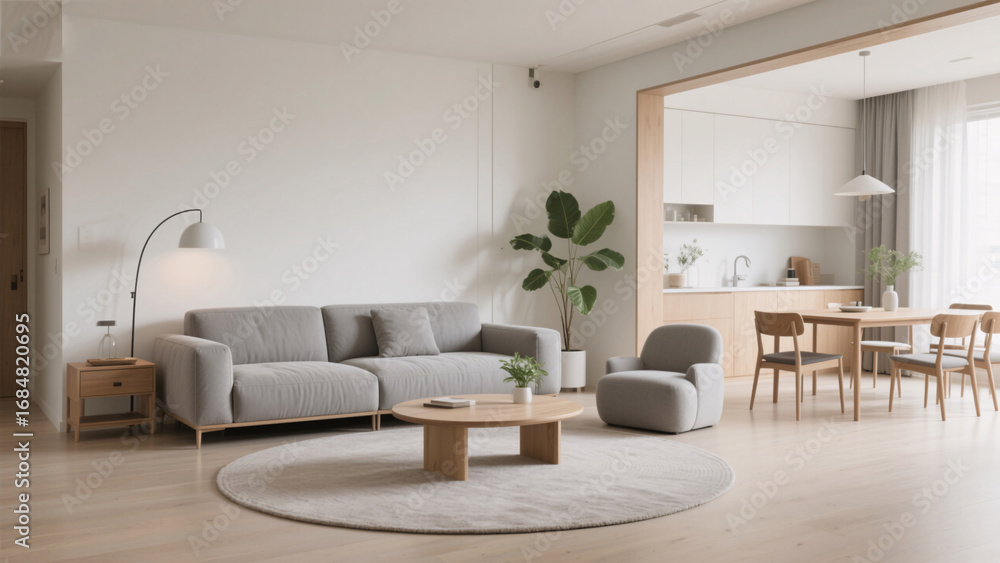 Fototapeta premium living room interior