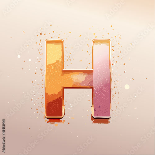 Numeri e Lettere Colorati con Effetto Glitter – Alfabeto e Cifre in Stile Artistico e Brillante
