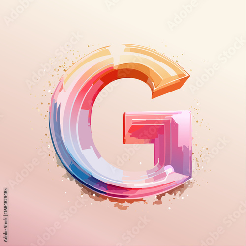 Numeri e Lettere Colorati con Effetto Glitter – Alfabeto e Cifre in Stile Artistico e Brillante