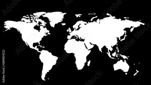 World Map Silhouette