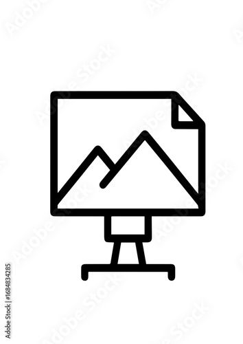 Displaying a Landscape Image on a Computer Monitor