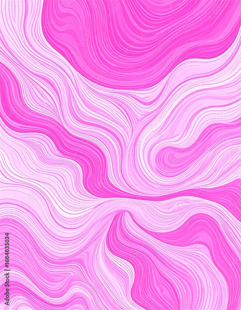 Obraz premium Abstract fluid pink and white design