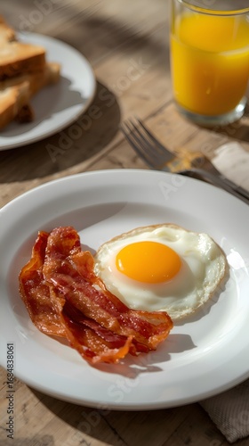 Home-Style Breakfast and Comfort Food Stock Photography.