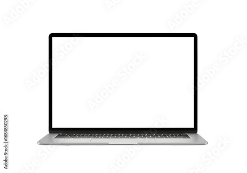 Isolated laptop computer for professional or personal use ready for digital display