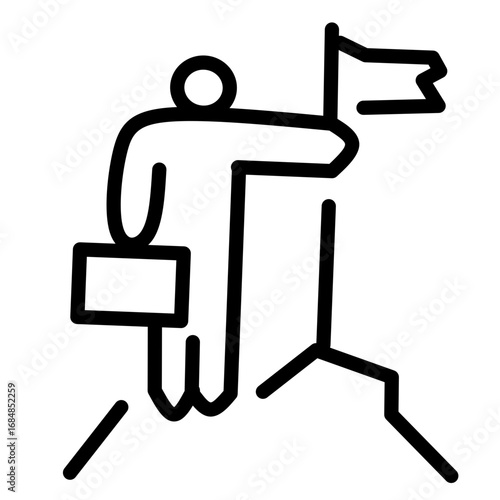 Business Cooperation web icons in line style. Meeting, cooperation, business people, audience, briefing, plan, collection. Vector illustration..