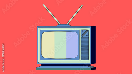 old-crt-tv-flat-icon--