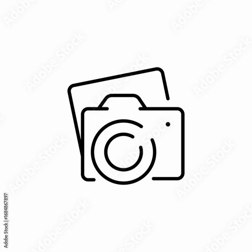 photographic camera icon icon sign vector