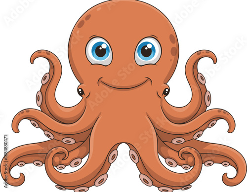 octopus cartoon character
