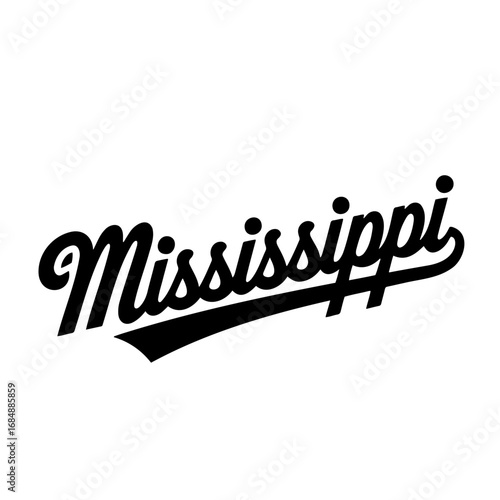 Artistic representation of Mississippi featuring cultural symbols and elements of nature