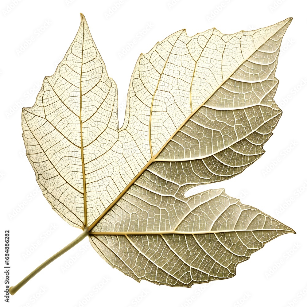 Obraz premium Tuart Tree Leaf Classic Australian Native Foliage with Smooth Green Surface and Fine Organic Veining on White Solid Background Minimalist Still Life Highlighting Natural Fresh Vitality