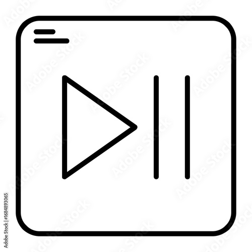 Play pause Free Icon
