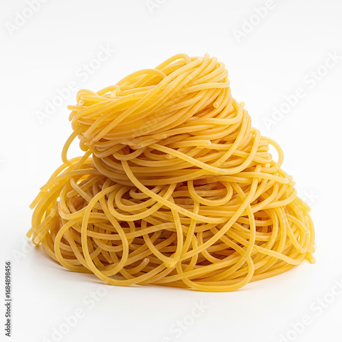 pasta on white background