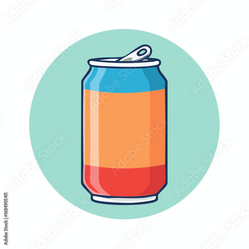 Illustration plate stylisée de packaging personnalisable