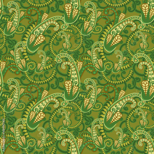 elegant paisley pattern for wallpaper background and textile beautiful paisley originated in persia and paisley is popular in Iran india scotland this paisley design is good for dress shawl scarf rida