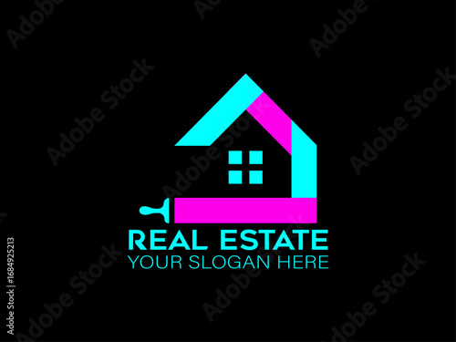 Luxury real estate logo design	