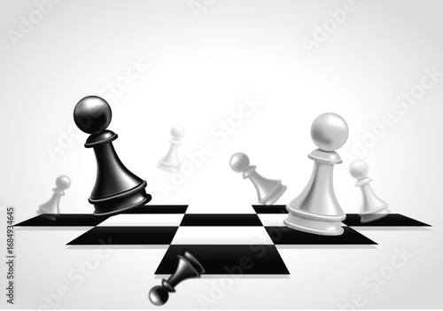 King chess game intelligence vector