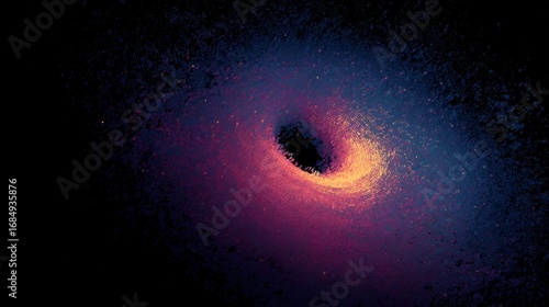 Conceptual black hole in space