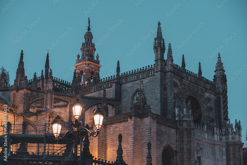 Fototapeta premium Catholic cathedral of Seville, Spain
