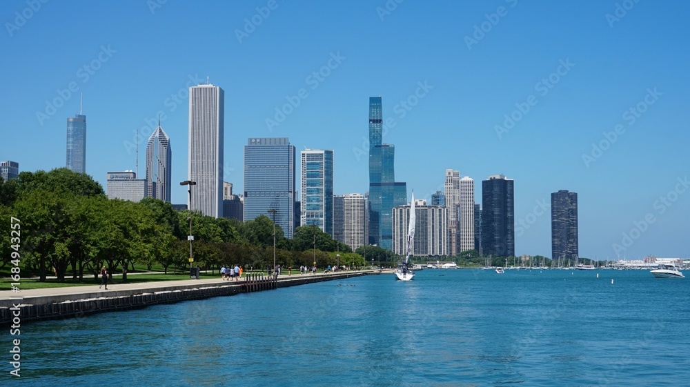 Fototapeta premium Chicago skyline