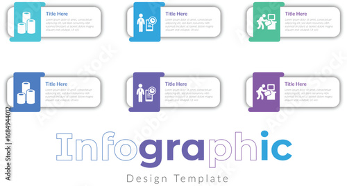 Infographic Design Template shapes