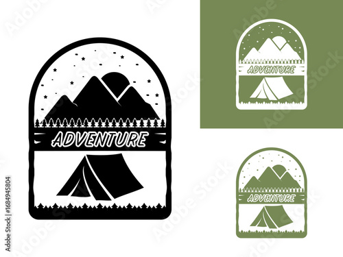 Camping creative t-shirt design vector, Adventure t-shirt design, Outdoor t shirt design. Adventure vector logo design