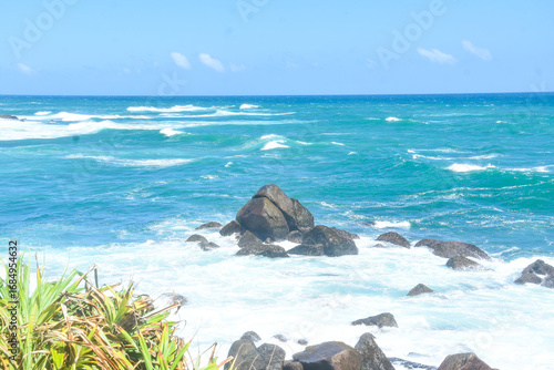rocks on the ocean shore