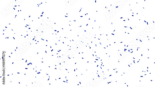 Konstfotografi Abstract pattern of small blue dots scattered on a white background, creating a festive yet minimalist design