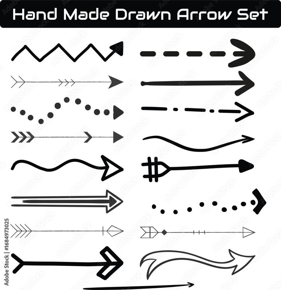 Obraz premium set of arrows