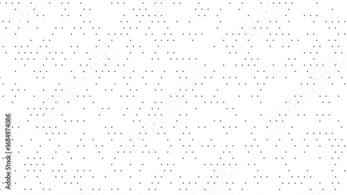 Abstract pattern of scattered binary code on a clean white background, representing data and technology