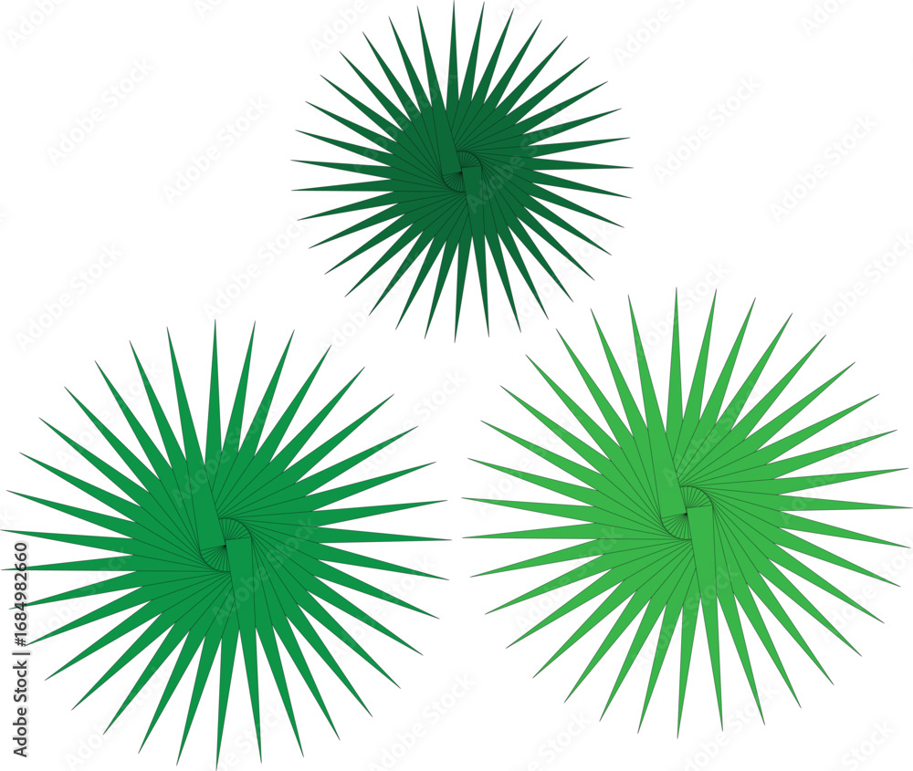 Obraz premium abstract background with green leaves