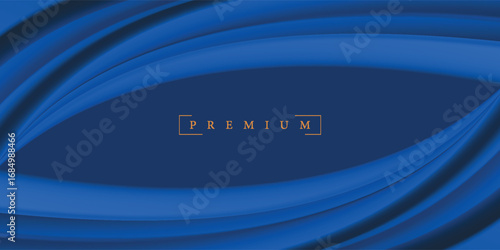 Premium background design with diagonal dark blue line pattern. Vector horizontal template for digital lux business banner.